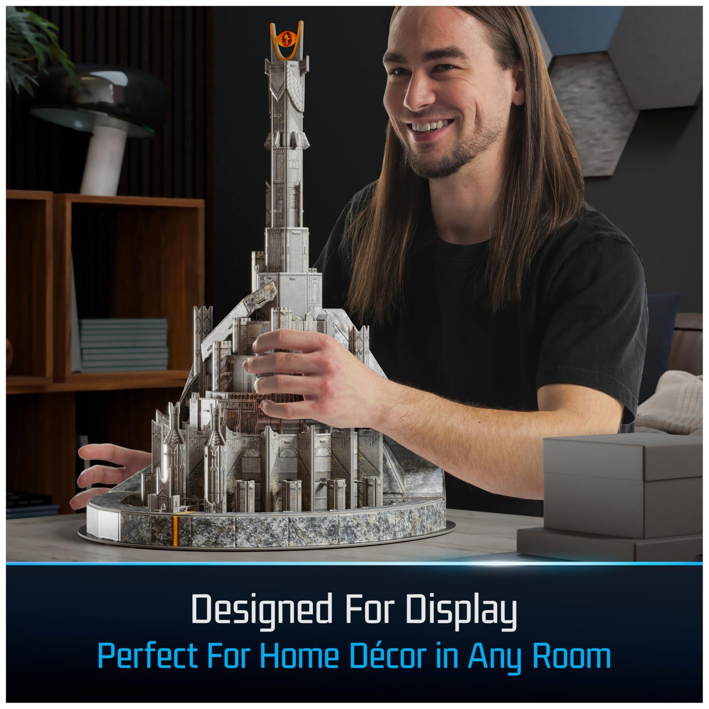 4D Build Lord of the Rings Barad-Dur 3D Puzzle Model Kit for Adults