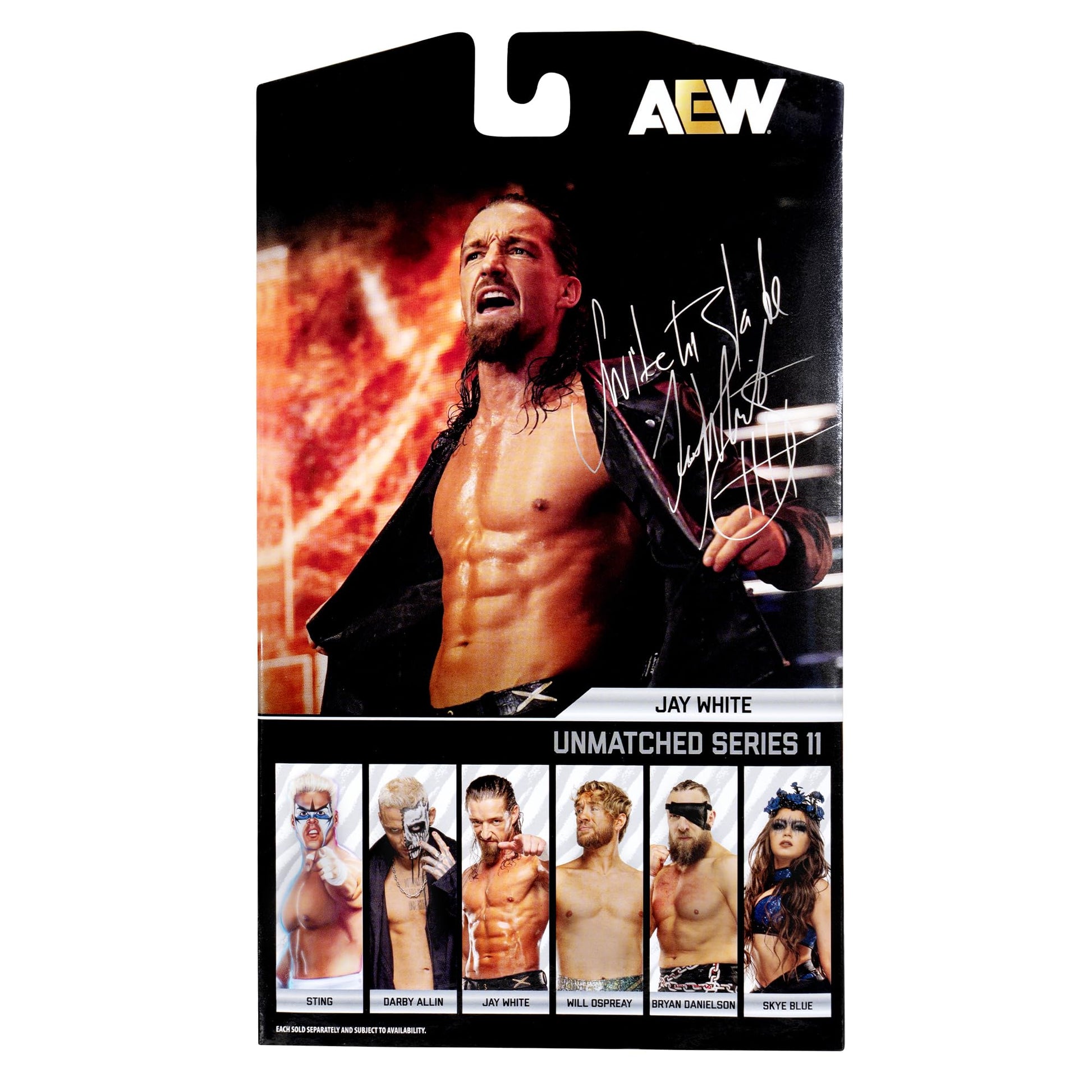 AEW Jay White Unmatched Series 11 Wrestling Toy