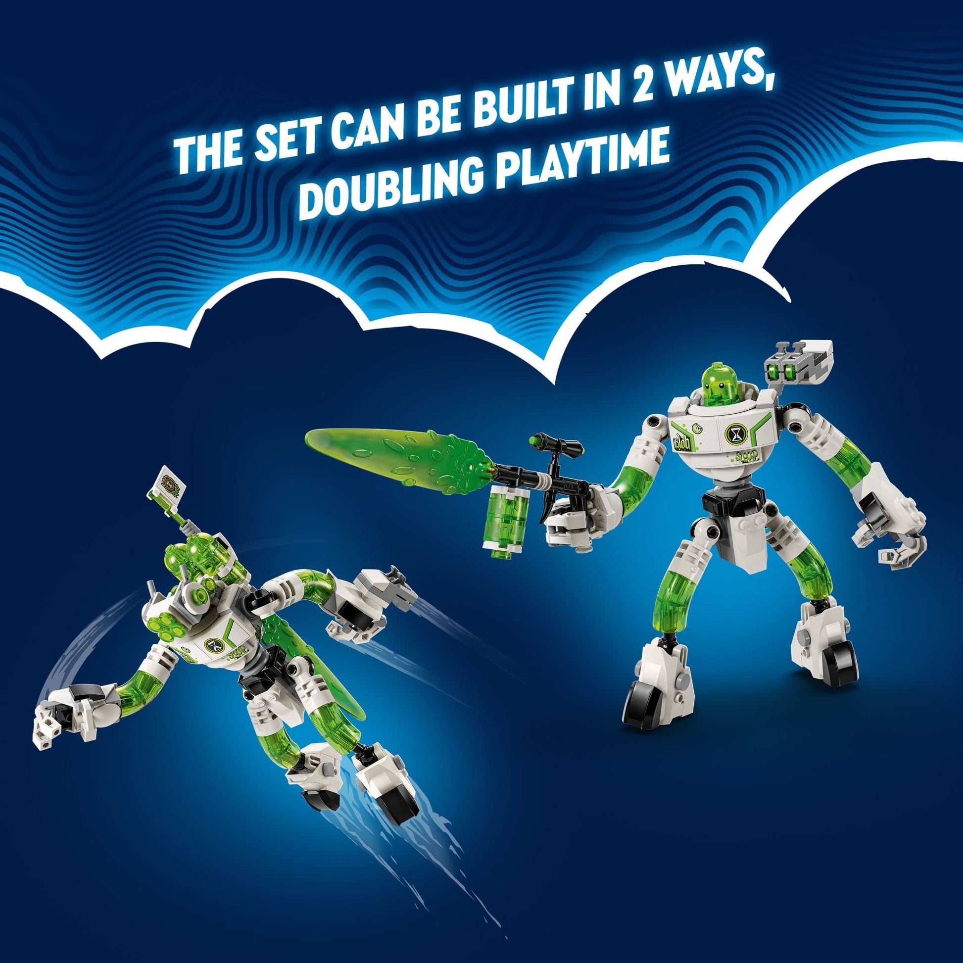 LEGO DREAMZzz Mateo and Z-Blob The Robot 71454 Building Toy Set, 2-in 1 Build Transforms Z-Blob to a Robot, Great Gift for Grandchildren or Kids Ages