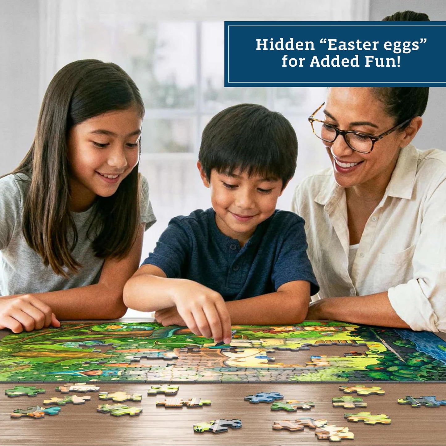 Boardwalk Puzzles Bus Stop, 300 Piece Jigsaw Puzzle, 16 x 20 Inches, Made in USA