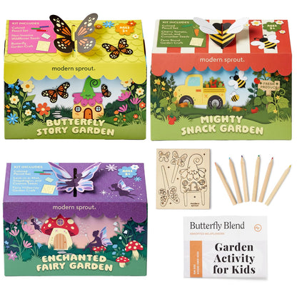 Modern Sprout Magical Minds Garden Kit - Seed Starter Kit for Kids