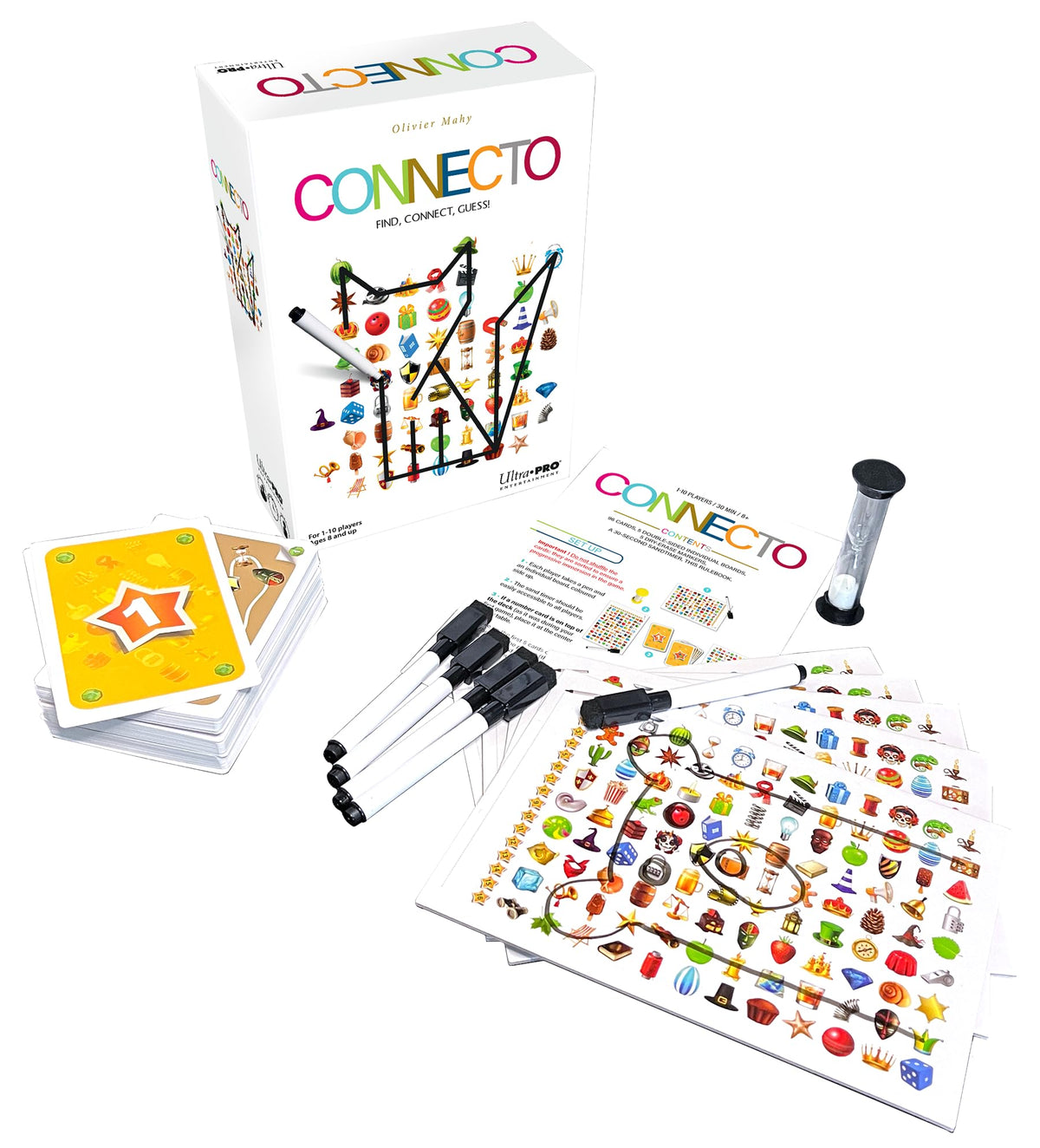Connecto - Find, Connect, Guess! - Fast-Paced Drawing Game for The Whole Family! Connect Items, Guess Drawings, and Win Points in This Fun Game, Fun