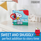 Kids Preferred Peanuts Snoopy Baby Stuff Fun Crinkle Book with On The Go Travel Clip Teether Soft Sensory Book for Babies & Toddlers, 5.25x5.25 Inches