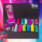 Trolls World Tour Scrunchie Maker by Horizon Group USA. Create 12 Personalized Trolls Hair Scrunchies. Mix & Match Fun Fabrics. Glue in Fun Sequins