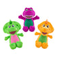 Barney World Toddler Toy 8-Inch Plush Dinosaur Character for Preschool Pretend Play Kids Ages 2+ Years