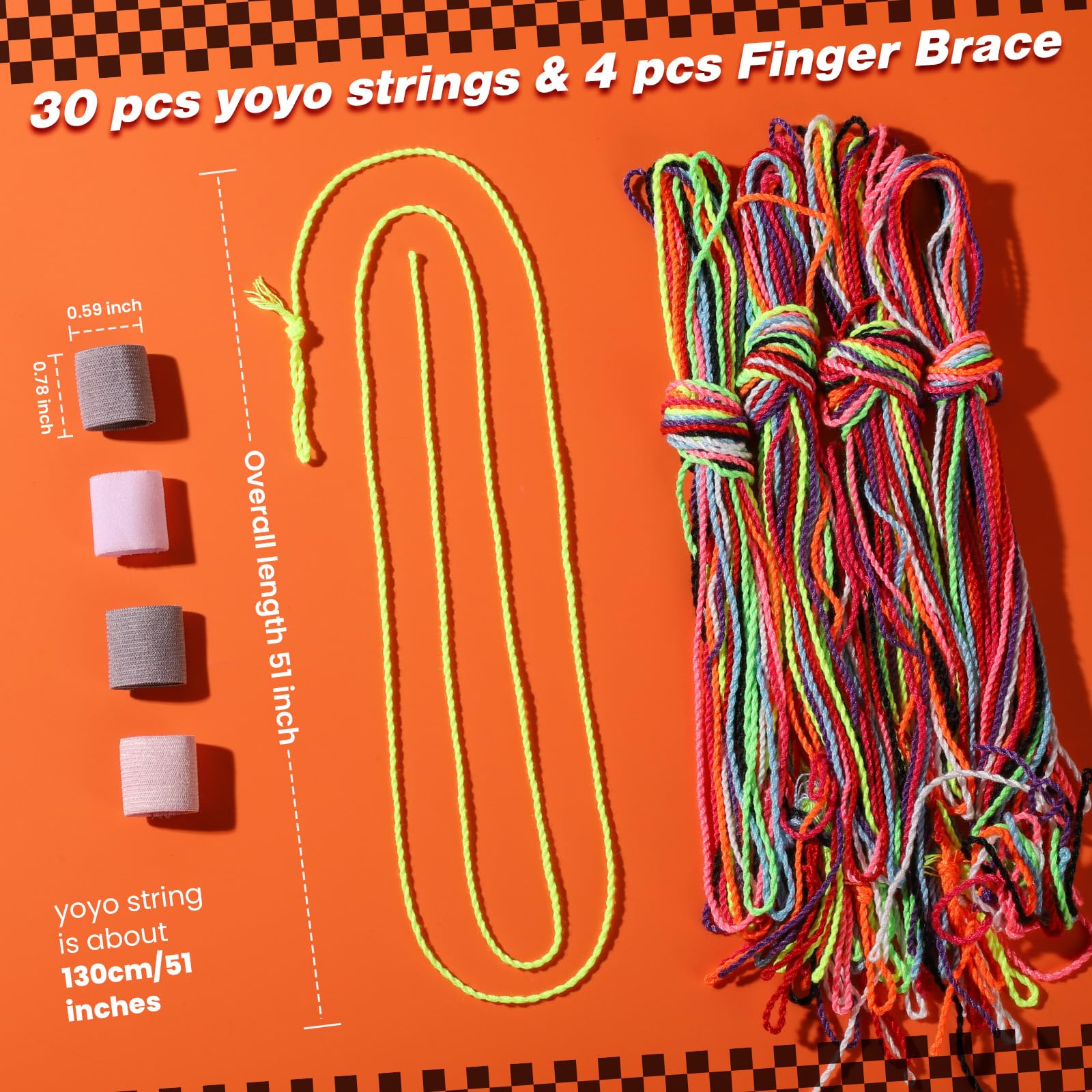 HNYYZL Yoyo String,30 Professional Polyester yo yo Strings Replacement