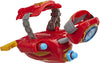 NERF Power Moves Marvel Avengers Iron Man Repulsor Blast Gauntlet NERF Dart-Launching Toy for Kids Roleplay, Toys for Kids Ages 5 and Up