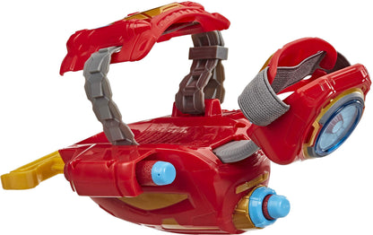 NERF Power Moves Marvel Avengers Iron Man Repulsor Blast Gauntlet NERF Dart-Launching Toy for Kids Roleplay, Toys for Kids Ages 5 and Up
