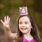 WAHAWU Rainbow Crown - 4th Birthday Party Glitter Crown, Kids Birthday Hats, Baby Photo Props, Little Girls Hair Accessories