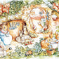 New York Puzzle Company - Beatrix Potter Home Sweet Burrow - 750 Piece Jigsaw Puzzle for Adults by Beatrix Potter