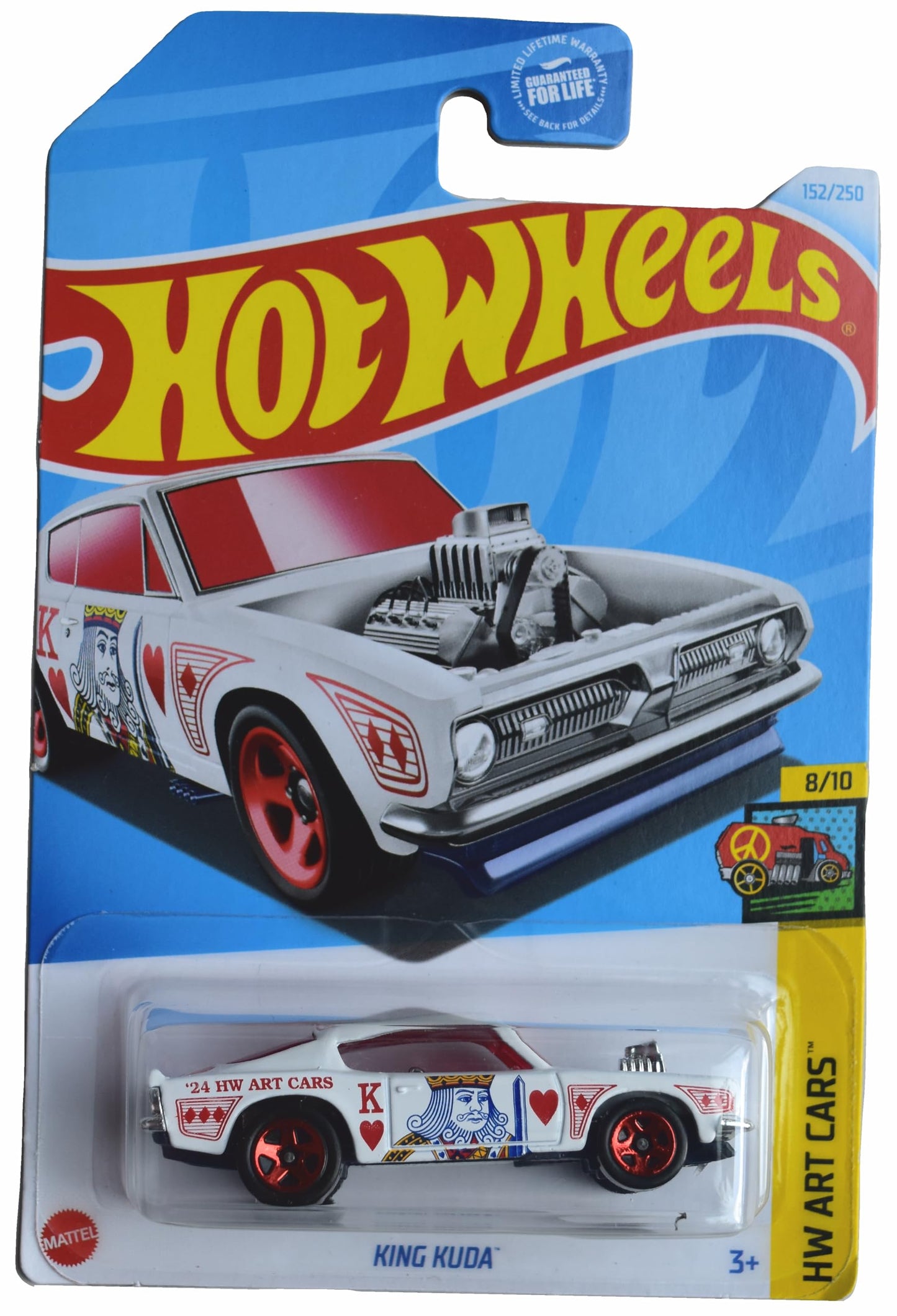 Hot Wheels King Kuda, Art Cars 8/10 [White] 152/250