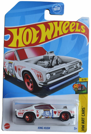 Hot Wheels King Kuda, Art Cars 8/10 [White] 152/250