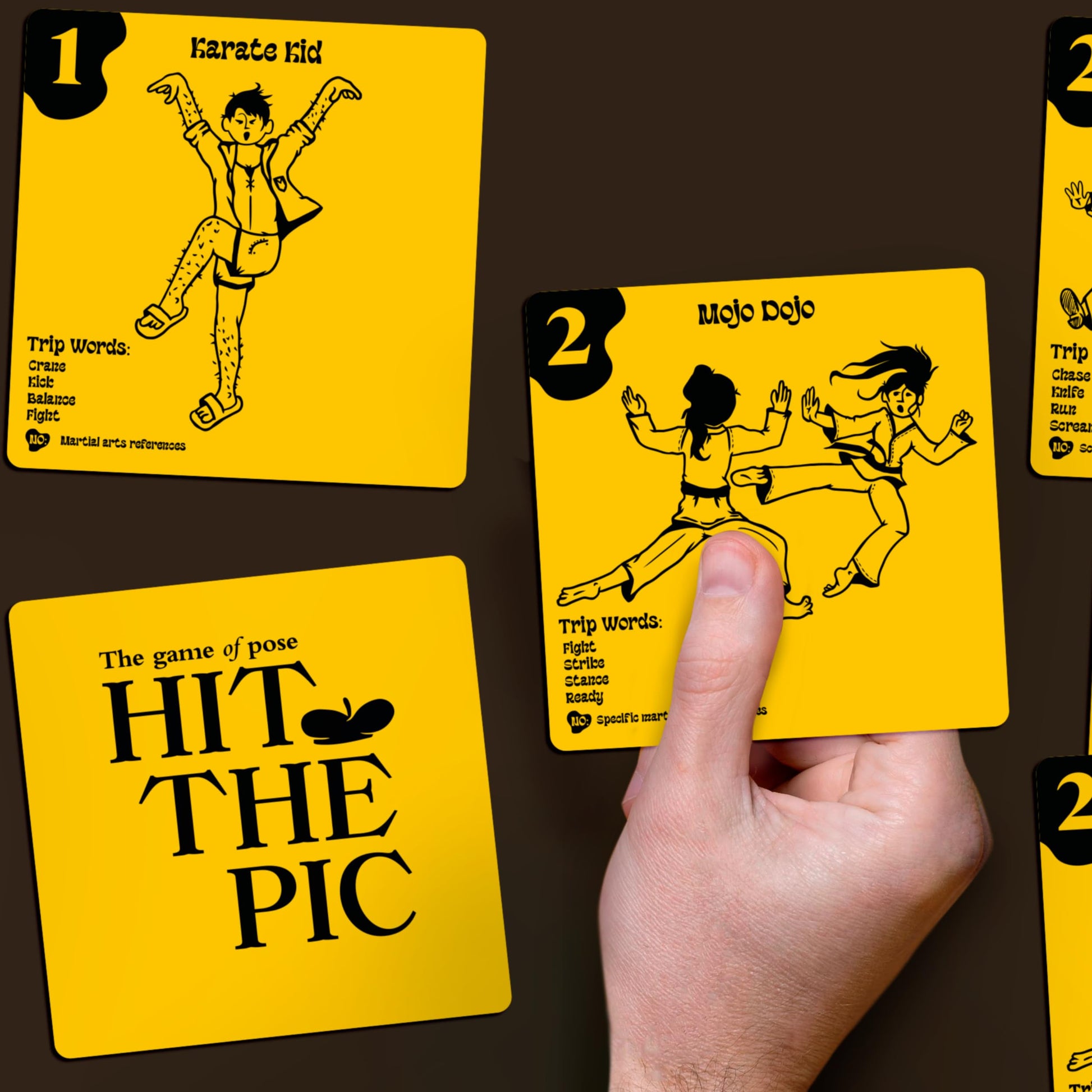 Hit The Pic Party Game - Match The Pose in Fast-Paced Team Play Using Improv and Movement, Perfect for Groups and Family Game Nights - Ages 12+, 2+