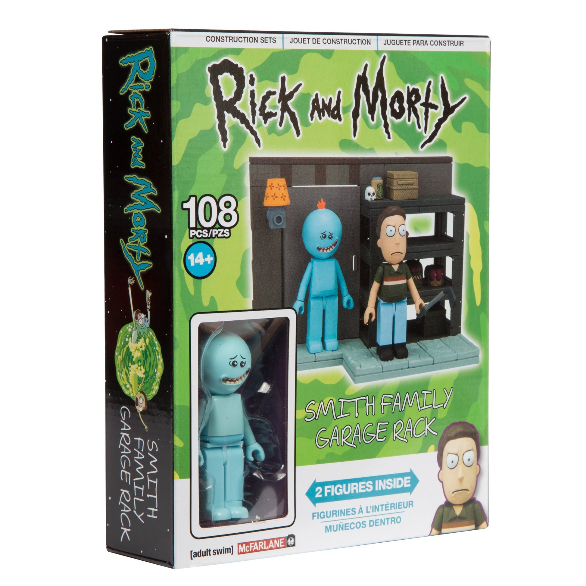 McFarlane Toys Rick & Morty Smith Garage Rack Small Construction Interlocking Building Set