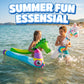 45-Inch Inflatable Pool Noodles, 3-Pack Kids Pool Floats for Beach & Travel