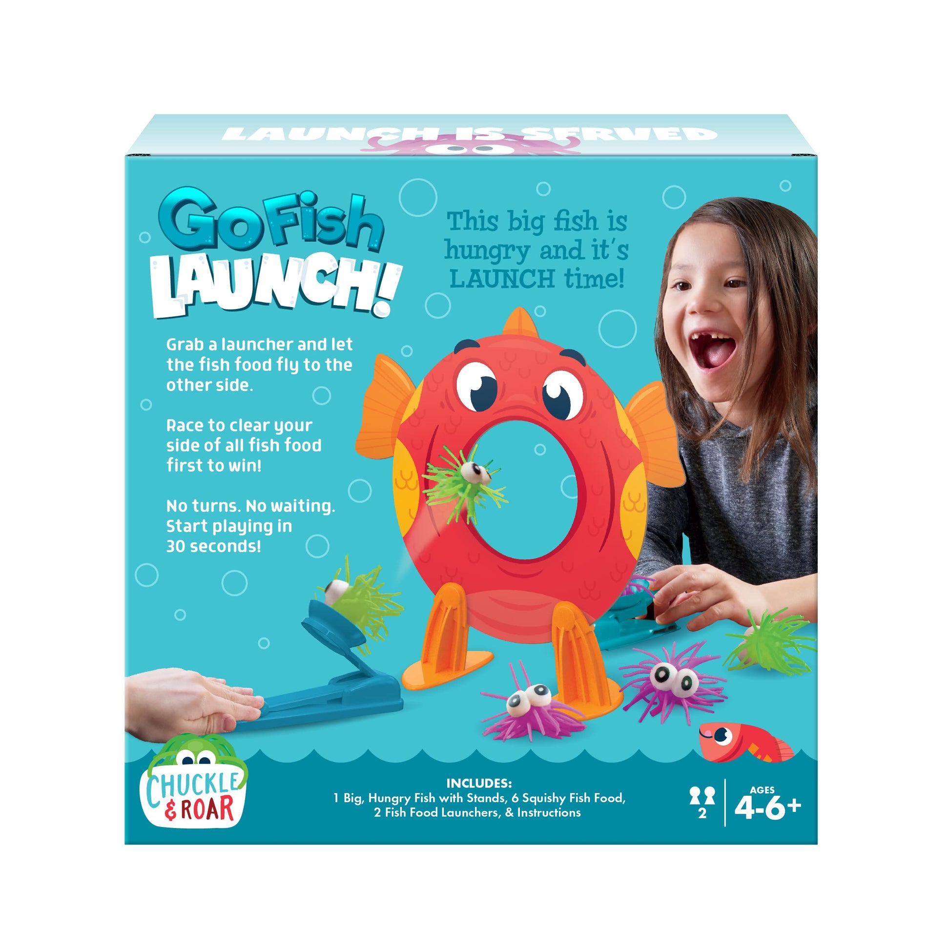 Chuckle & Roar Go Fish Feeding Frenzy Family Game