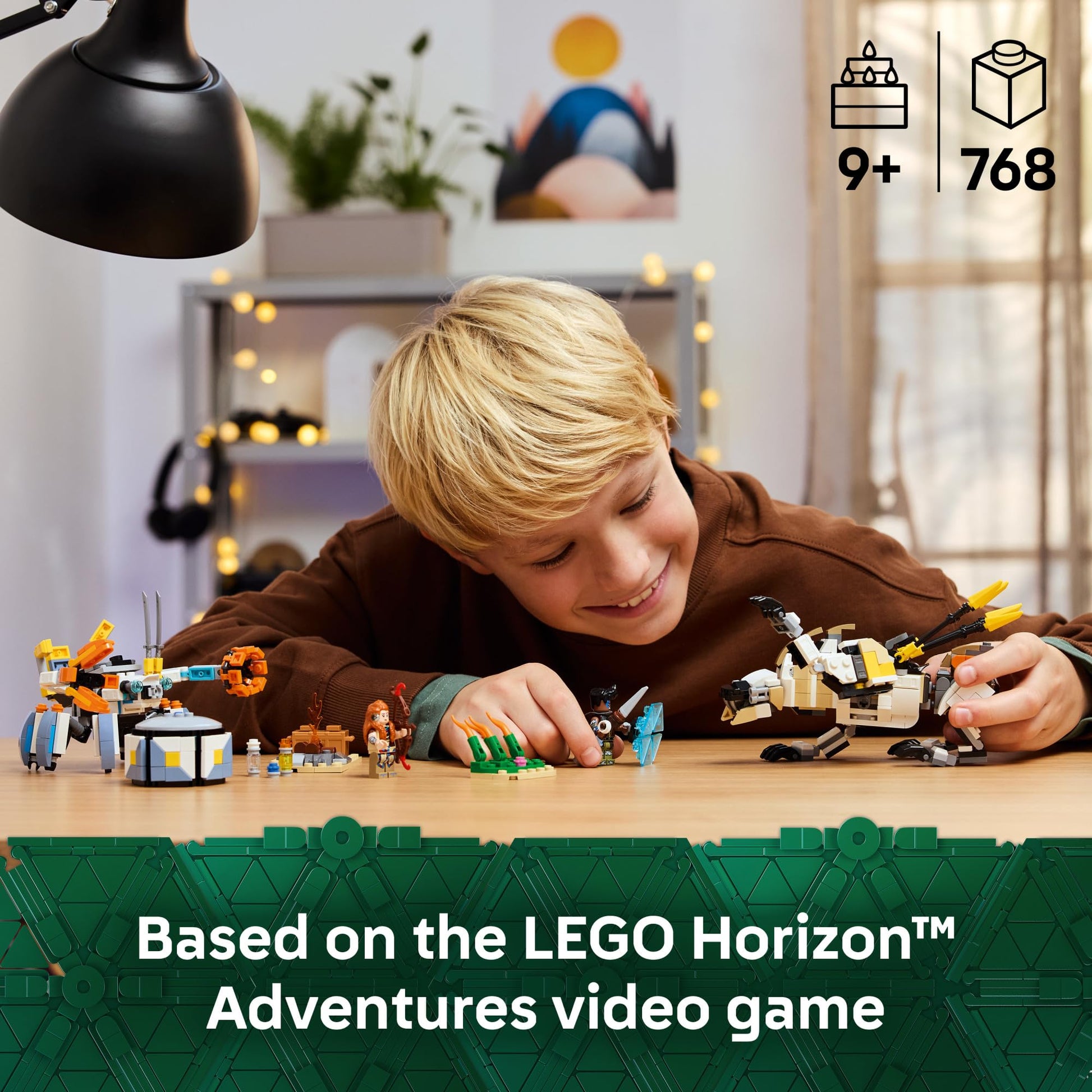 LEGO Horizon Adventures Aloy & Varl vs. Shell-Walker & Sawtooth Kids Toy - Building Toy for Boys & Girls, Ages 9+ - Gaming Gift Idea for Horizon Fans