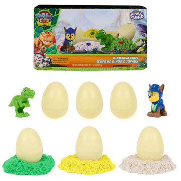 PAW Patrol The Dino Movie Dino Gem Eggs 6-Pack Collectible Toys