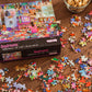 Daydreams '80s and '90s Pop Culture 1000-Piece Jigsaw Puzzle By Rachid Lotf | Educational Brain Teaser, Nostalgic Retro Toys & Games for Kids