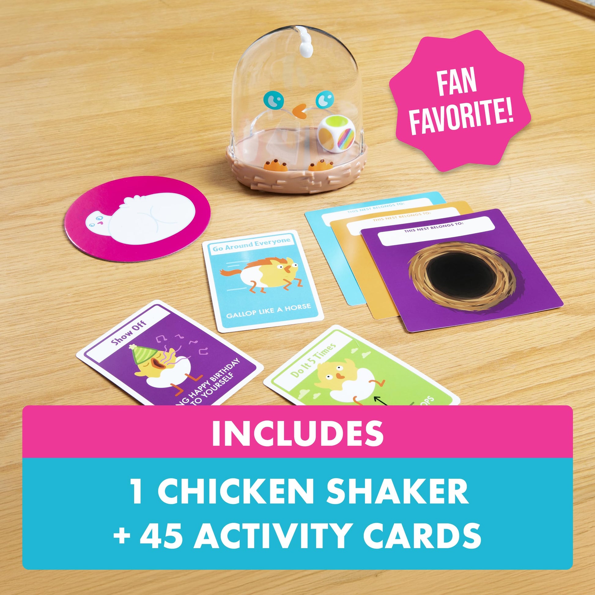 Exploding Kittens Hurry Up Chicken Butt 2-6 Players - Ages 4+ - 2 Minutes to Play - Hot Potato Style Card Game - Fun Card Game, Family Game Night