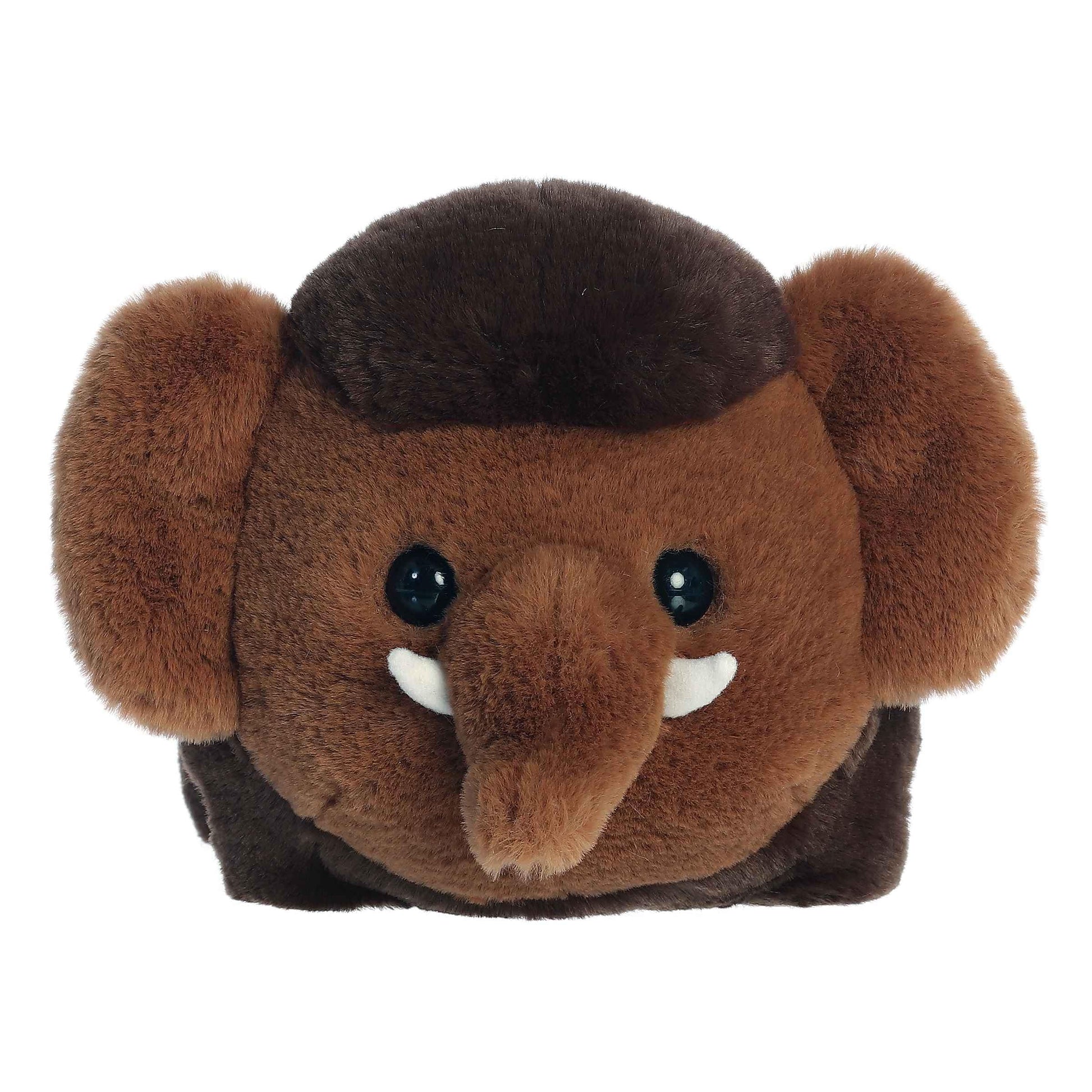 Aurora® Adorable Spudsters™ Mumford Wooly Mammoth™ Stuffed Animal - Round Shape Makes for Comforting Cuddles - Perfect for Kids All Ages and Animal