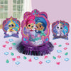 Amscan 281653 Shimmer and Shine™ Birthday, Table Decorating Kit, 23 Ct.