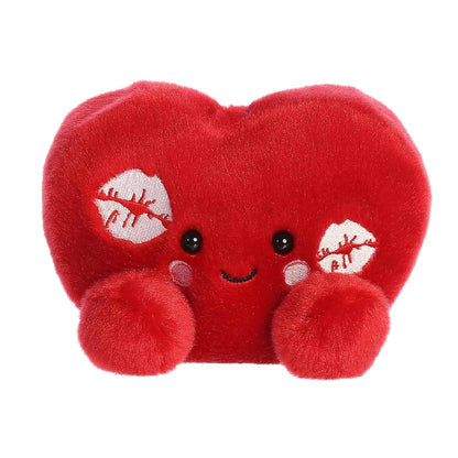 Aurora Adorable Palm Pals Kimi Kisses Heart Stuffed Animal - Fun Seasonal Plush For Kids and Adult Collectors - Perfect for Decorating Rooms
