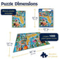 White Mountain 1000 Piece Jigsaw Puzzle Sunshine State, Florida States