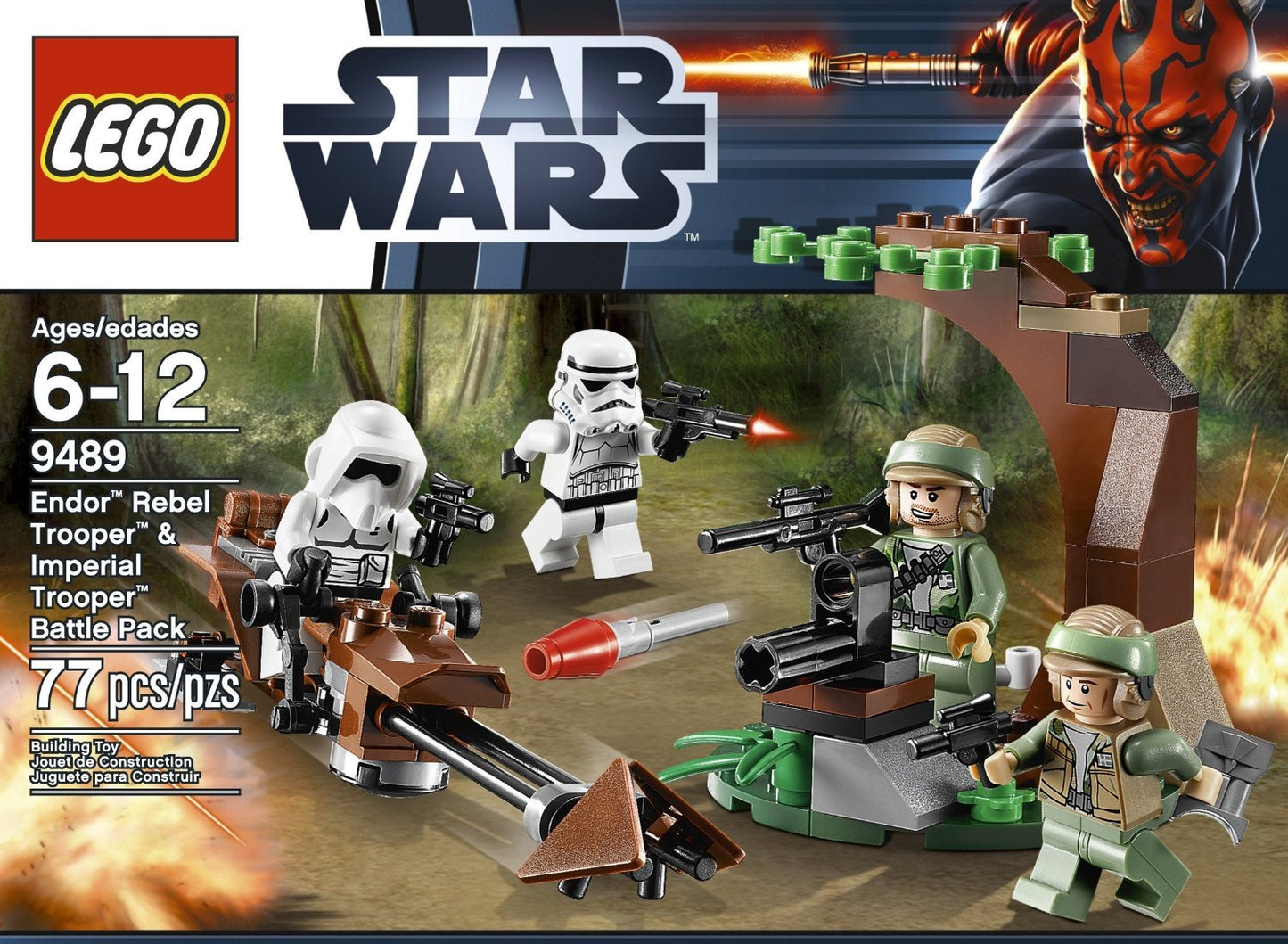 LEGO Star Wars Endor Rebel Trooper and Imperial Trooper 9489