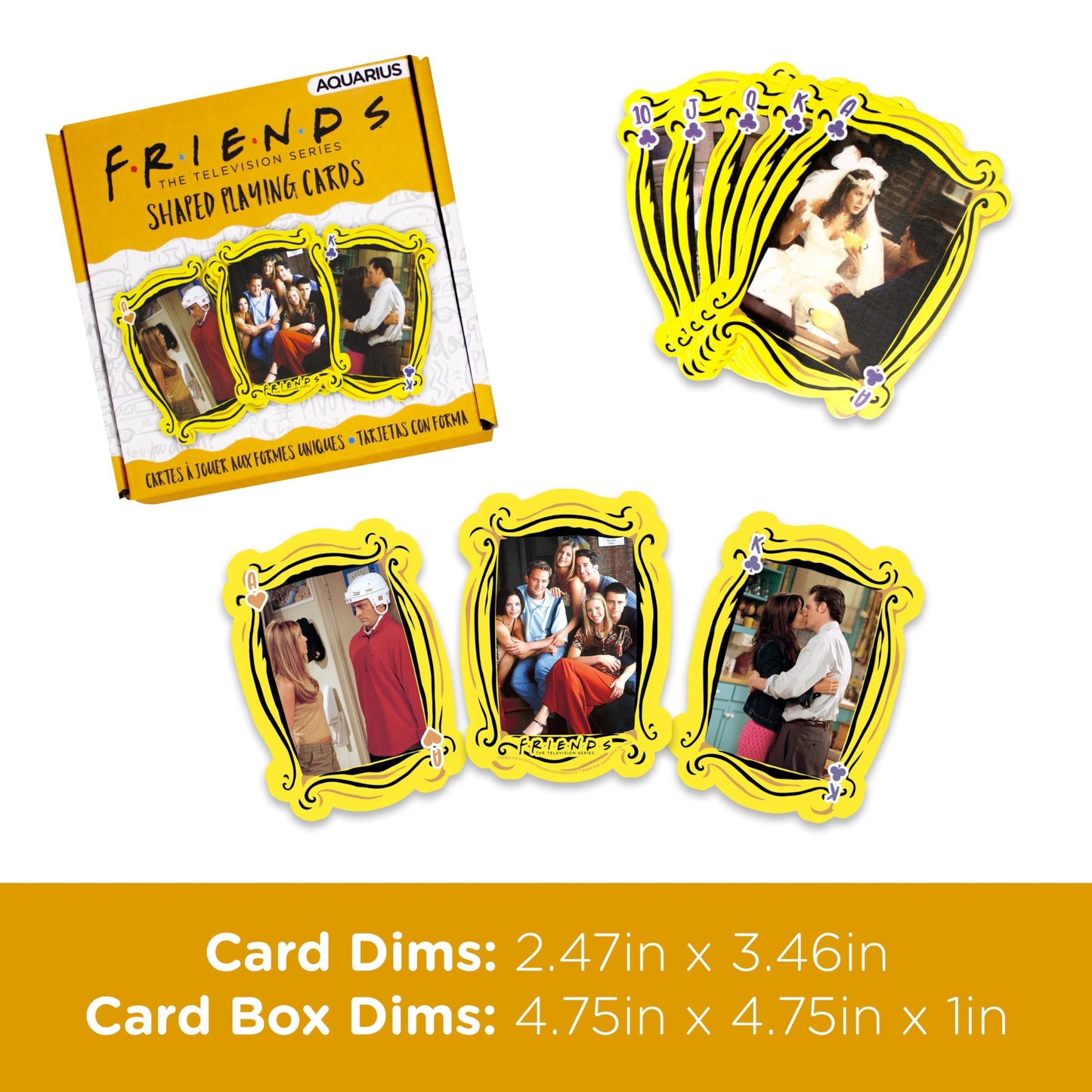 Friends Shaped Playing Cards Deck