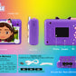 ekids Gabbys Dollhouse Kids Camera with SD Card, Digital Camera for Kids with Video Recording, Built-in Digital Stickers for Fans of Gabbys Dollhouse