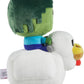Mattel Minecraft Plush Zombie Chicken Jockey Toy, Collectible Stuffed Animal, 8-inch Soft Doll Inspired by Video Game Character