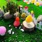 HETRUUOP 72PCS MiNi Mushroom Tiny Resin Mushroom Figurines 72 Style Mini Mushrooms Small Little Resin in Bulk for Miniature Landscape Aquarium Potted