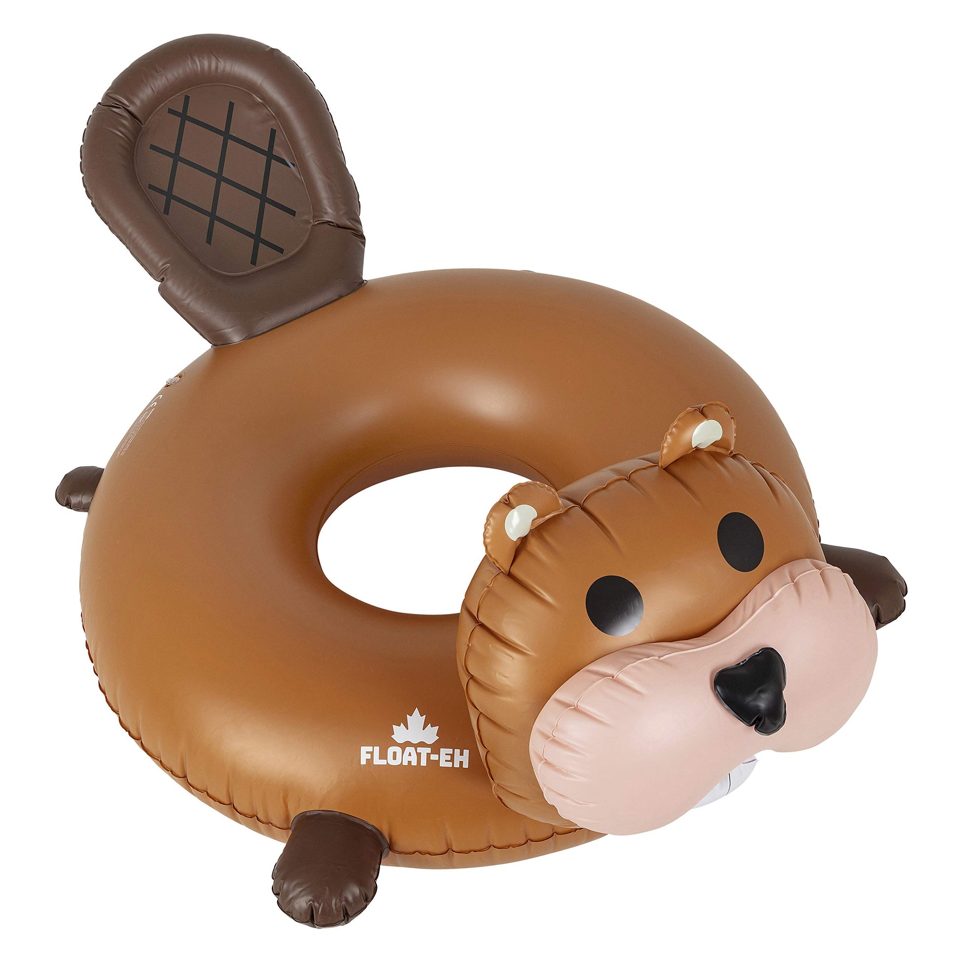 FLOAT-EH Beaver Pool Float for Adults - Beach Floats are Thick, Durable, and Vinyl Designed - Lake Floaties Inspired by The North