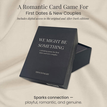 First Date Card Game for Early Dating - Romantic Drinking Game with Digital Access and After Dark Edition, Conversation Cards for New Couples - We