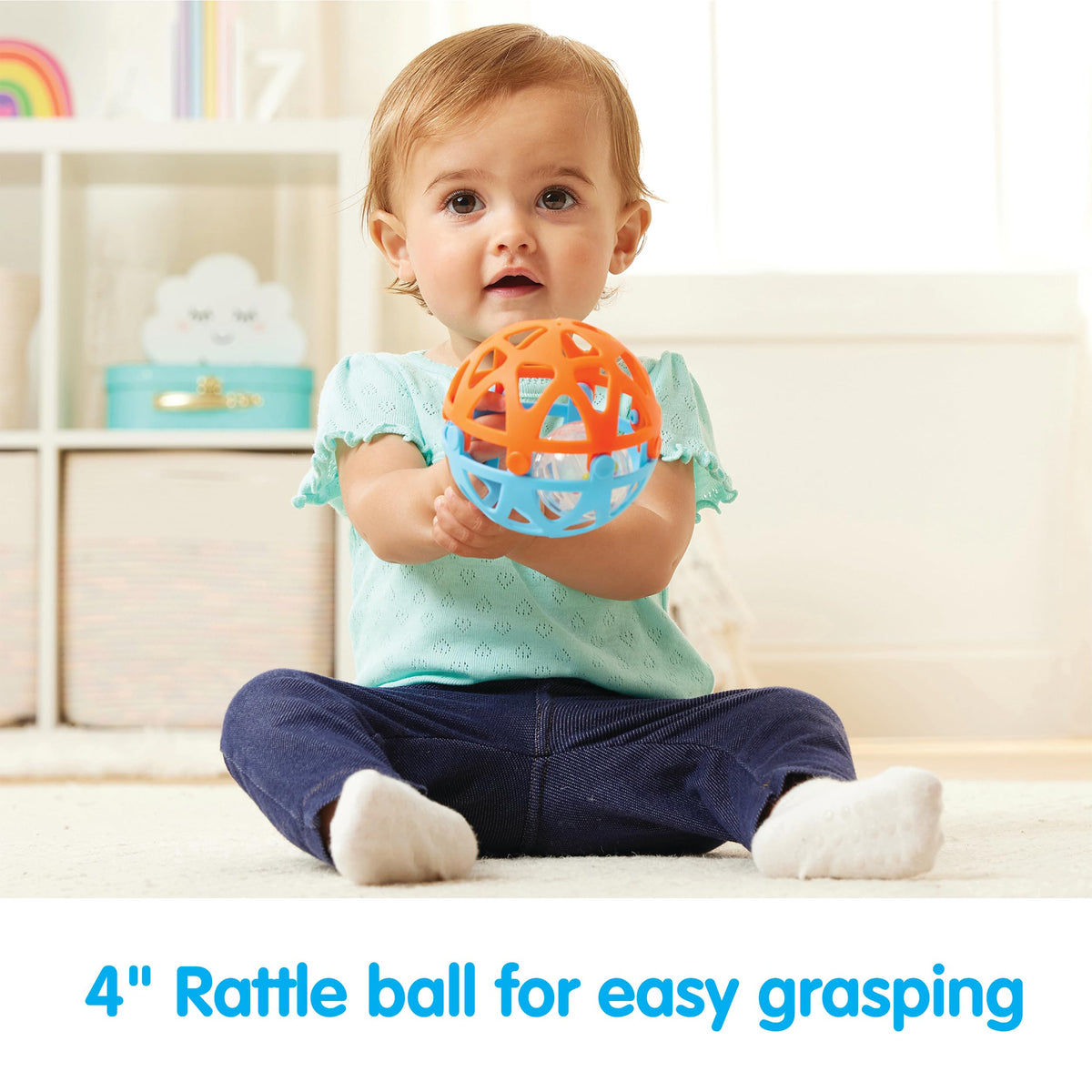 Kidoozie - Little Learner's Trio - Baby Activity Toy for Early Learning, Sensory Play and Motor Skills, Ages 6+ Months