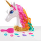 Barbie Dreamtopia 12-inch Unicorn Styling Head with Accessories, 10-pieces, Rainbow Hair, Kids Toys for Ages 3 Up by Just Play