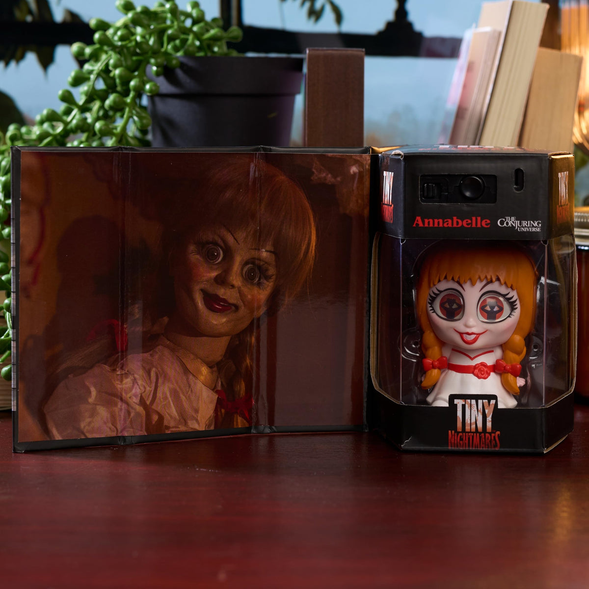 Tiny Nightmares Black Light Edition Collectible Figure - Annabelle