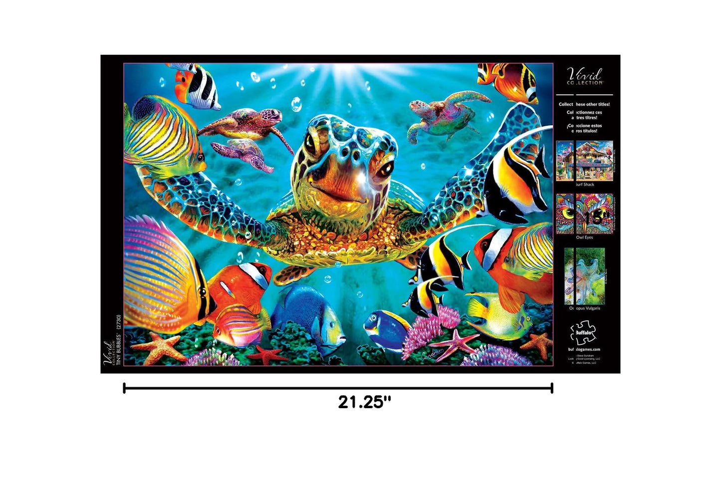 Buffalo Games - Tiny Bubbles Ocean - 300 Large Piece Puzzle for Adults
