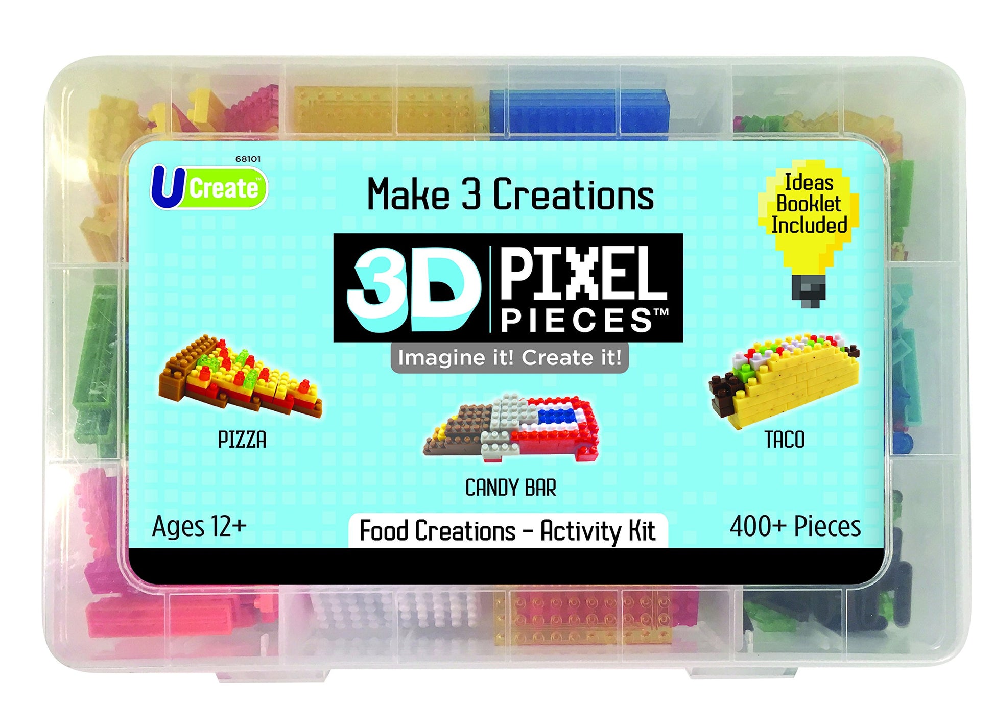 3D Pixel Pieces Food Creations Activity Kit