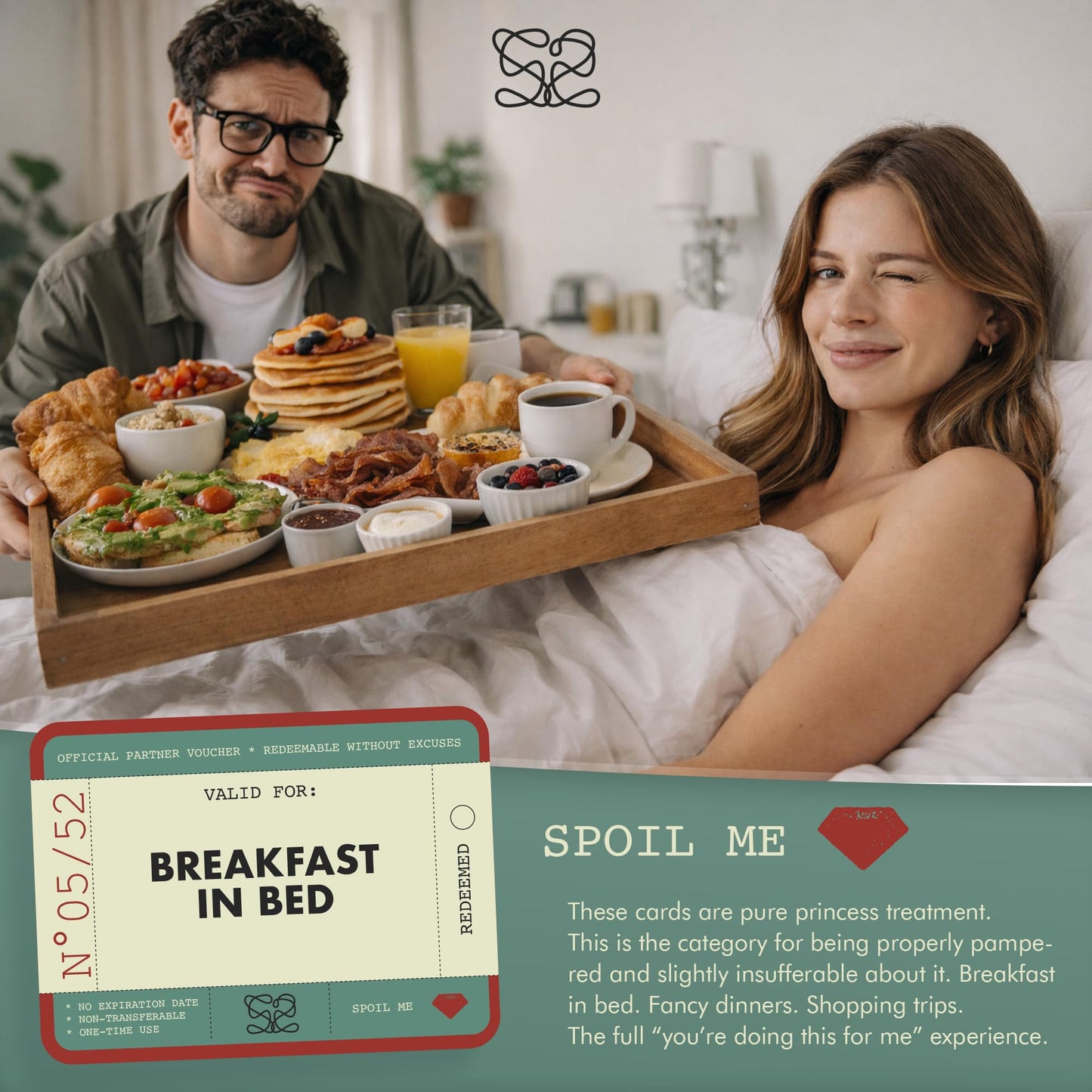 Siko Wifey Benefits - 52 Vouchers Redeemable Without Excuses | Funny Couples Gift for Wife, Bride to Be, Bachelorette Party, Wedding Gift