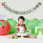 Hungry Caterpillar Monthly Milestone Photo Banner - Newborn to 12 Months, Fruit Theme, 1st Birthday Decoration