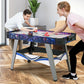 Goplus 54" Air Hockey Table, Hockey Game Table w/LED Scoreboard, Lights, 2 Pucks, 2 Pushers, Powerful 12V Motor, Indoor Powered Arcade Style Table