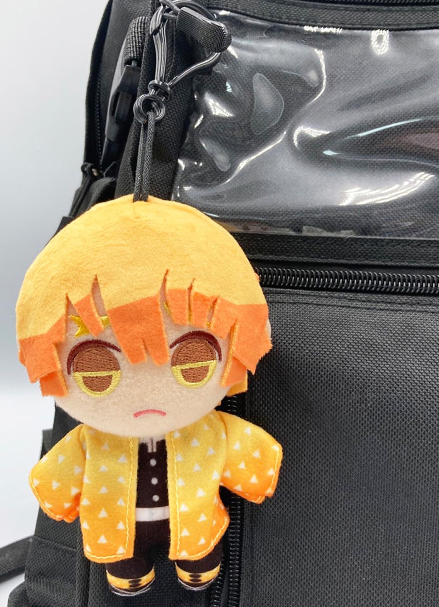 Great Eastern Entertainment Demon Slayer - Zenitsu Agatsuma Mini Plush w/Spring Hook 4.5" H