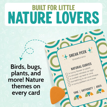 Scratch 'Ems Scavenger Hunts | 42 Scratch Off Adventure Cards - Outdoor Scavenger Hunt for Kids & Families | All Season, Reusable Scratch-Off Cards