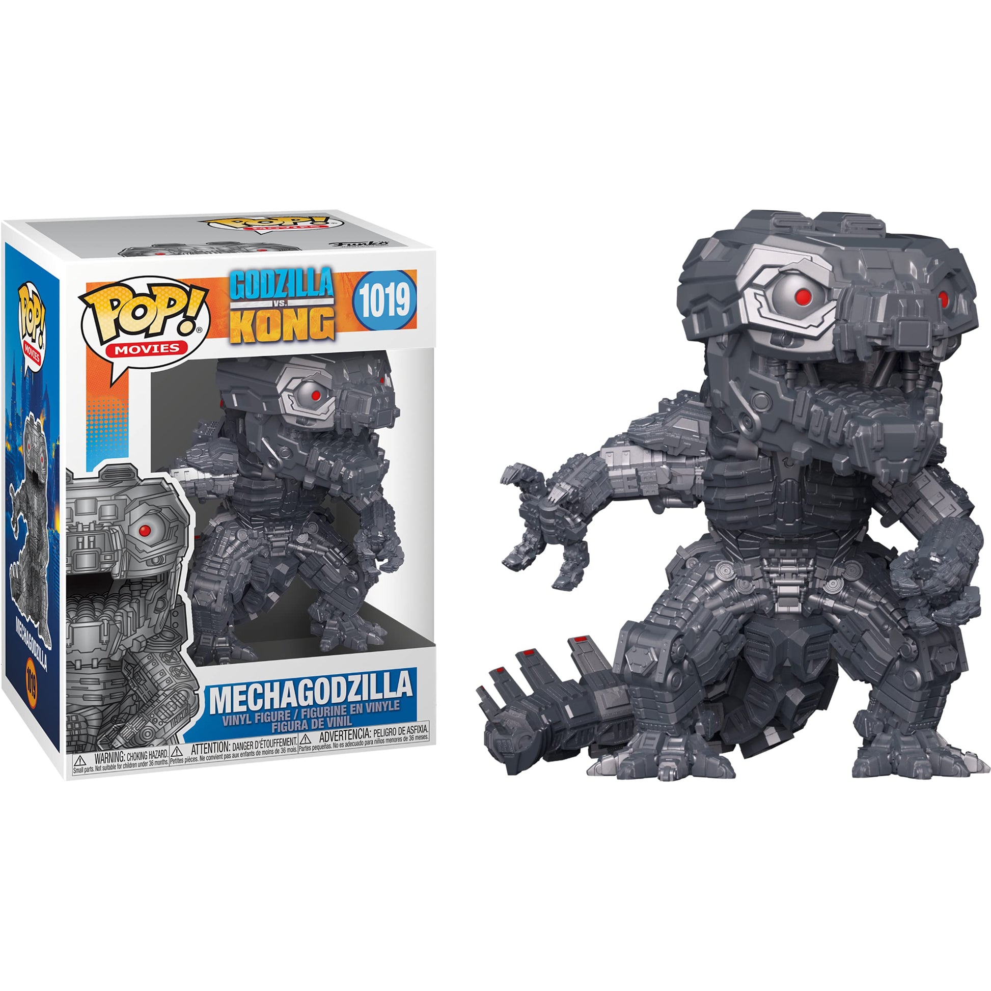 Mechagodzil l a: Fun ko P o p ! Movies Vinyl Figurine Bundle with 1 Compatible 'ToysDiva' Graphic Protector (1019-51287 - B)