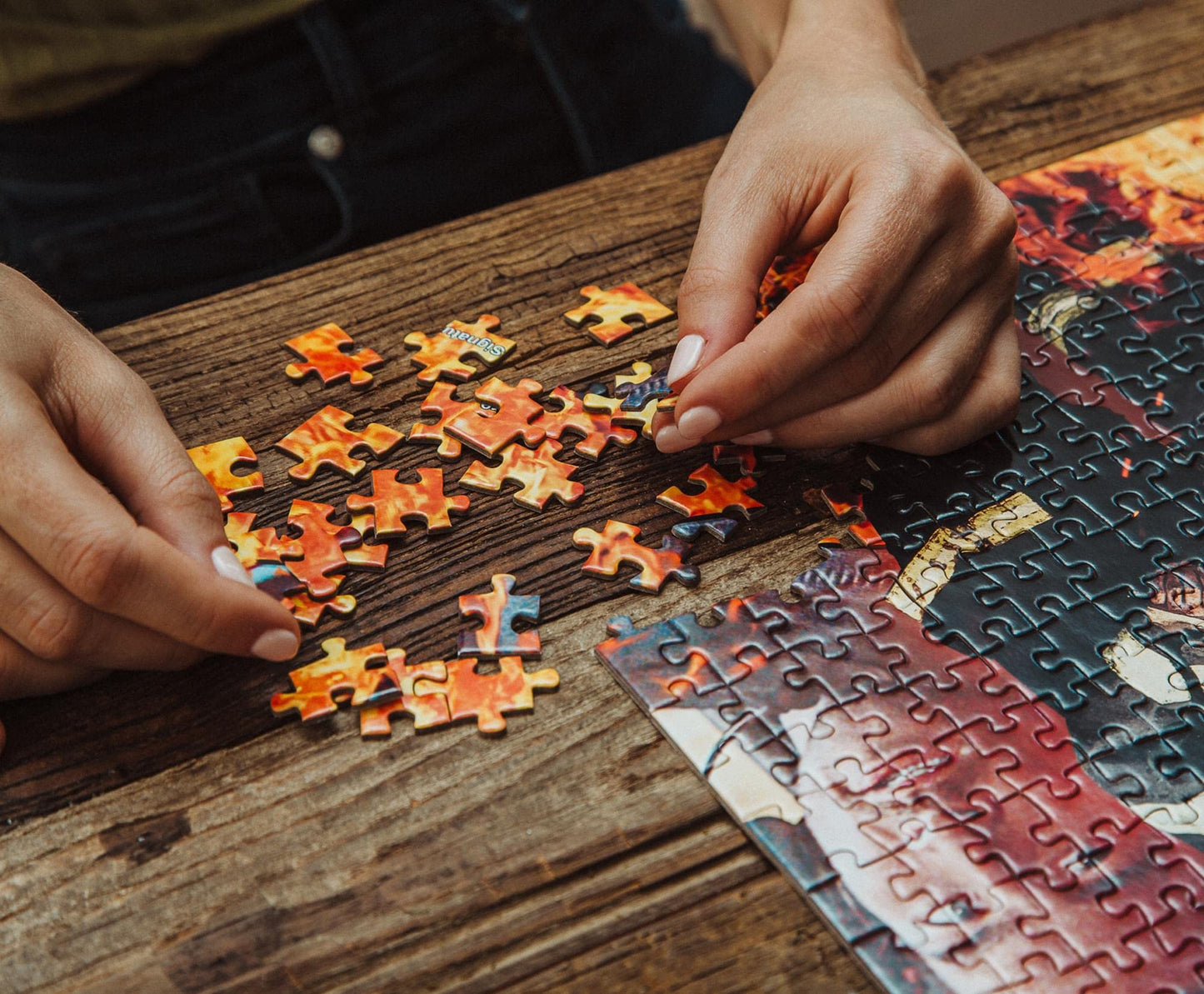 Station 19 Collage 1000-Piece Jigsaw Puzzle, Brain Teaser for Adults | 28 x 20 Inches