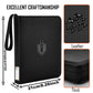 Jumbo Card Binder With 100+Sleeves Fit XL Oversized Jumbo Cards - Premium Penny Sleeves,3-Ring Jumbo Card Binder for Oversized Cards 5.9 * 8.1 Inch.