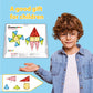 PicassoTiles 36pcs Mini Size Magnetic Tiles Magnet Toys Diamond Series Sensory Construction Building Blocks Set STEM Learning Travel Size Educational