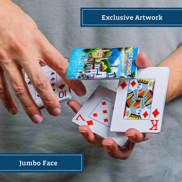 Boardwalk Puzzles Hot Springs National Park, Featherlight Unique Playing Cards, Fun Themed Deck for Home and Travel